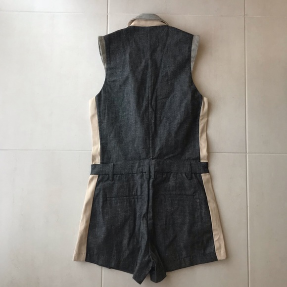 Joe’s Jaqui Denim Cotton Stretch Romper SH43 - Picture 6 of 8